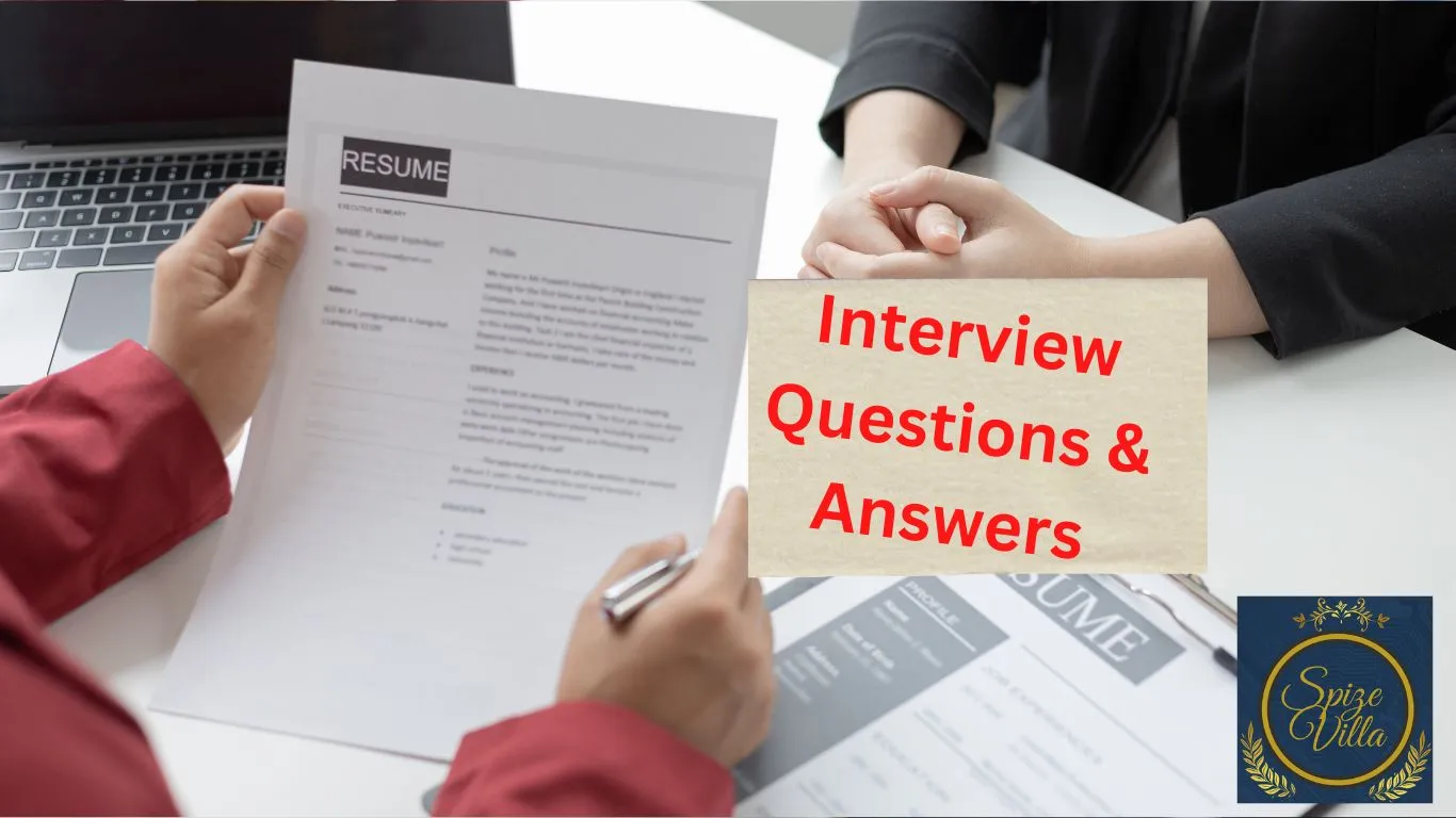 Interview Questions & Answers