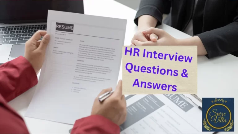 HR Interview Questions & Answers